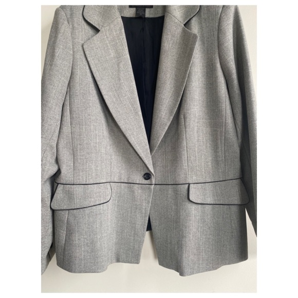 BLACKER woman’s blazer jacket gray size 18 - Picture 6 of 10